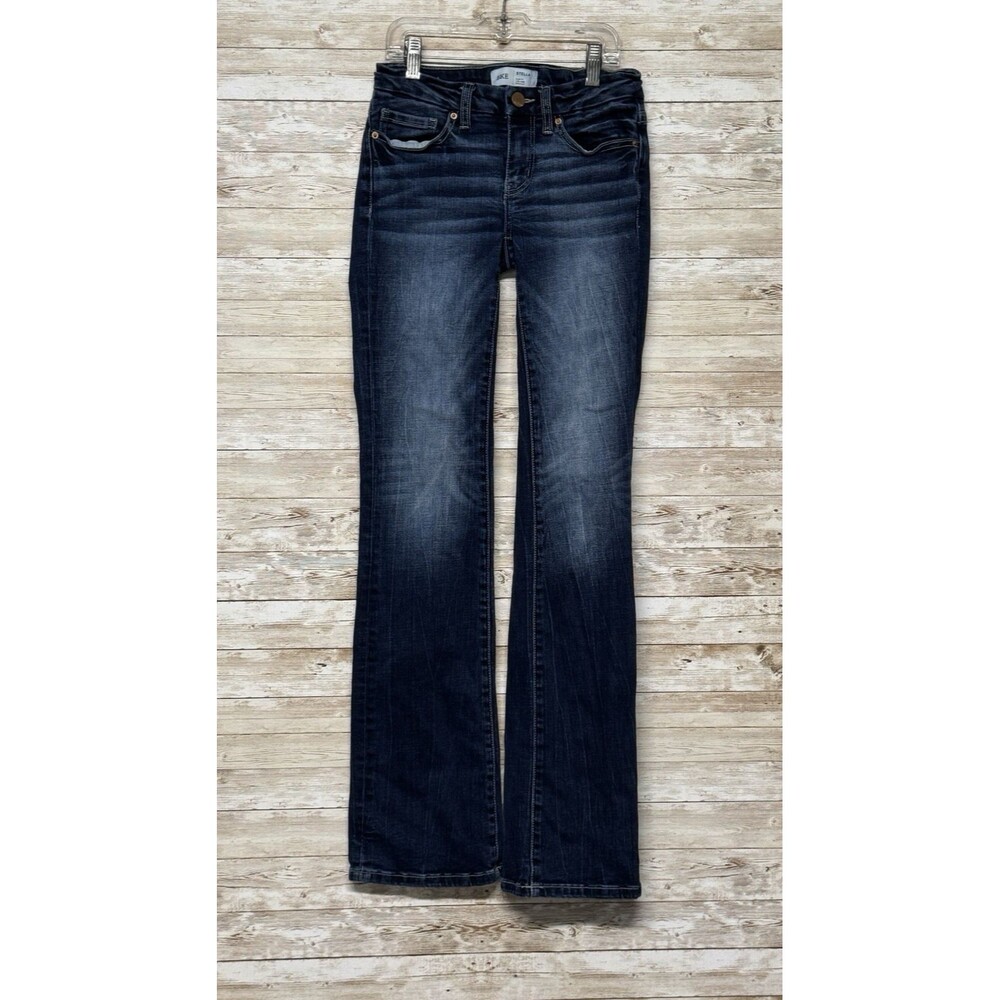 BKE Buckle Stella Woman Slim Fit Low Rise Jeans Dark Wash Denim 25x32 (Actual)